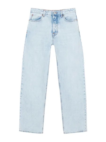 Повседневные джинсы Pull&Bear, синий джинсовый