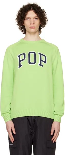 Зеленый свитер с аркой Pop Trading Company