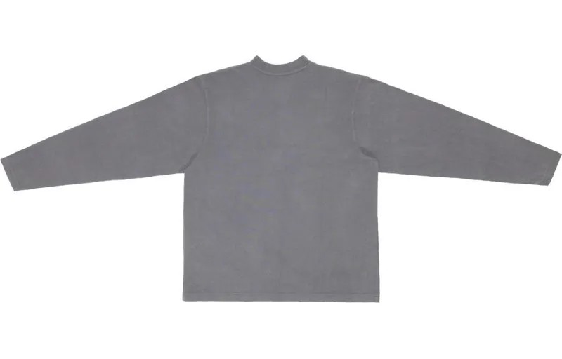 Футболка GAP Co-brand унисекс темно-серая Yeezy, темно-серый