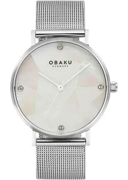 Fashion наручные  женские часы Obaku V268LXCWMC. Коллекция Mesh