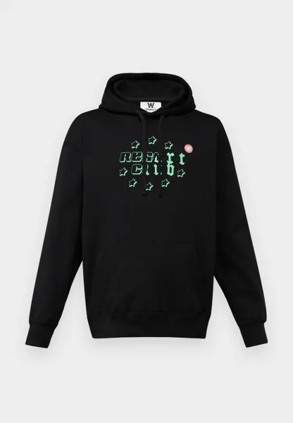 Джемпер с капюшоном CASS RESORT CLUB HOODIE UNISEX Double A by Wood Wood, черный