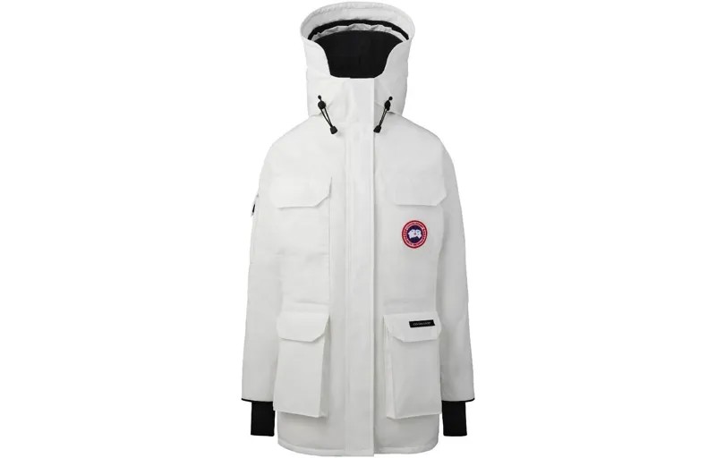 Женский пуховик Canada Goose, белый