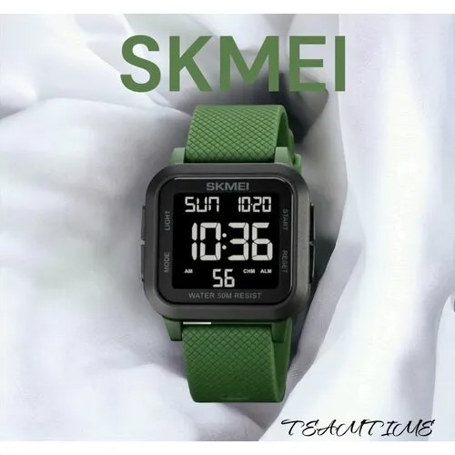 Наручные часы SKMEI, зеленый, черный
