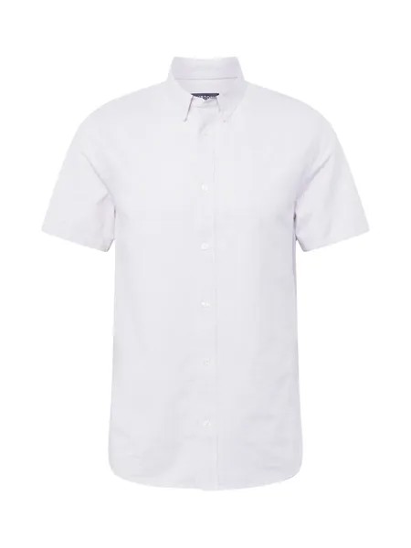 Рубашка на пуговицах стандартного кроя BURTON MENSWEAR LONDON, белый