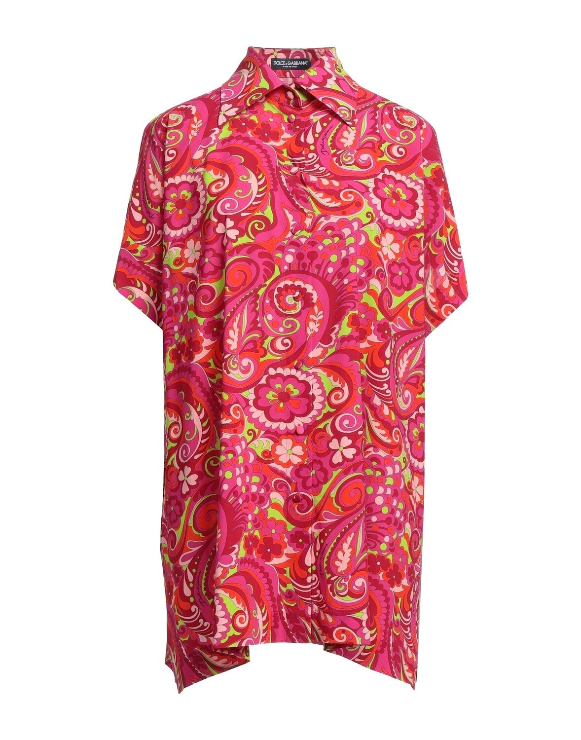 Рубашка Dolce&Gabbana, фуксия