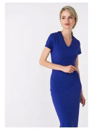 Платье-футболка Trendy Angel TASS18D0035Р женское Цвет Синий Однотонный р-р 48-50 XL