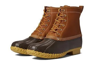 Мужские ботинки LLBean Bean Boot 8 дюймов кожаные Primaloft на фланелевой подкладке