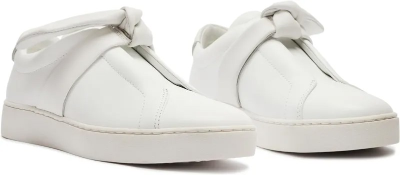Кроссовки Alexandre Birman Asymmetric Clarita Sneaker Leather, белый