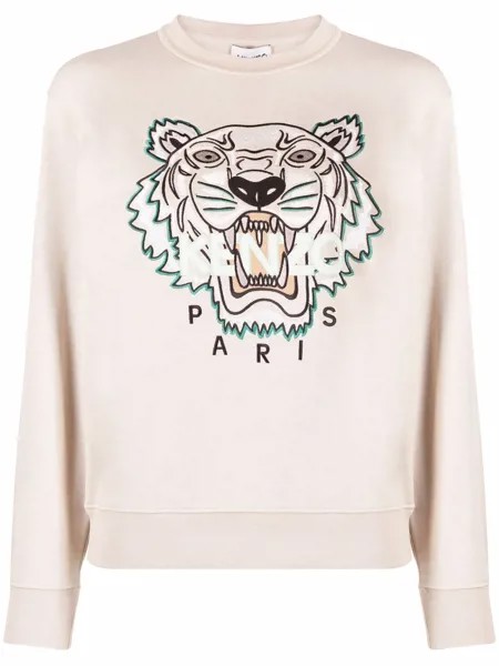 Kenzo толстовка с логотипом Tiger