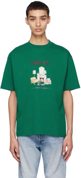 Зеленая футболка \Le T-Shirt Holiday Season\