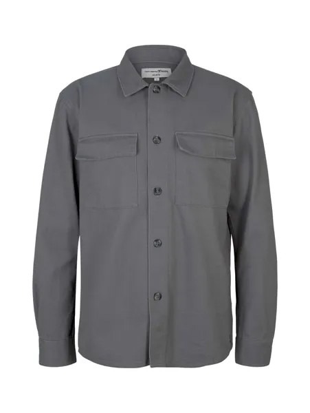 Рубашка TOM TAILOR Denim Relaxed Overshirt, серый