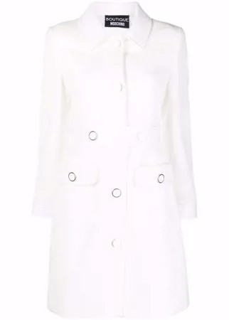 Boutique Moschino пальто с контрастной отделкой