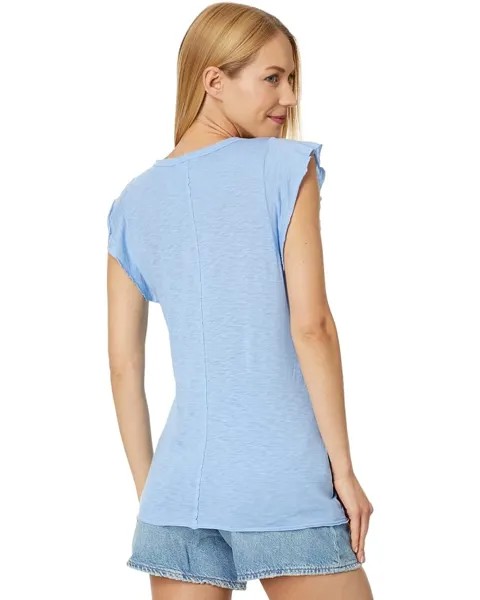 Топ LAmade Finn Slub Jersey Top, цвет Azure