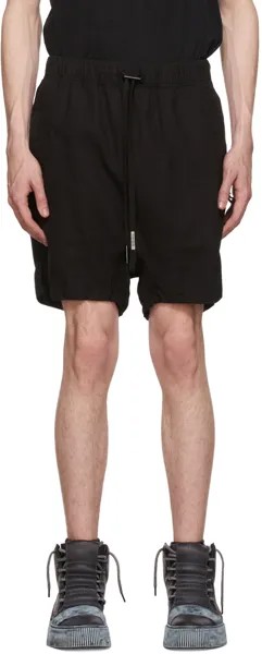 Черные хлопковые шорты Boris Bidjan Saberi
