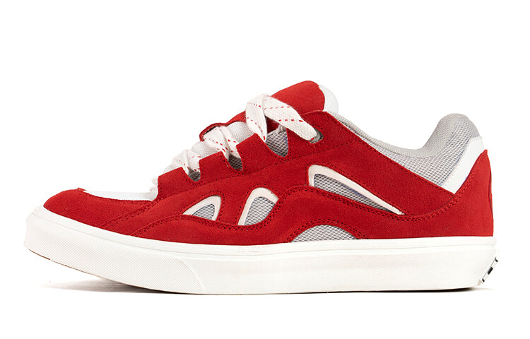 Кроссовки GOTO Skateboarding Shoes Unisex Low-top Flame Red, красный