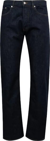 Брюки And Wander Dry Easy Denim Wide 'Navy', синий