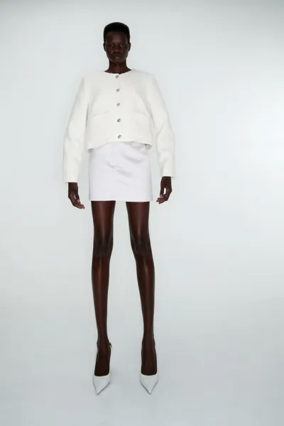 Куртка-Букле H&M, белый