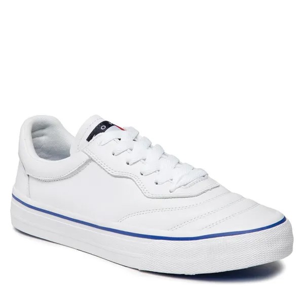 Кроссовки Tommy Jeans LeatherSoccer Vulc, белый