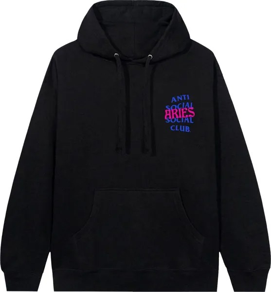 Худи Anti Social Social Club Aries Hoodie 'Black', черный