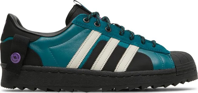 Кроссовки Adidas Superstar Winterized 'Legacy Teal Black', бирюзовый