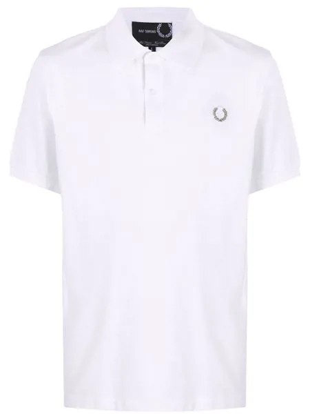 Raf Simons X Fred Perry рубашка поло с металлическим логотипом