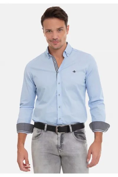 Рубашка с контрастами Sir Raymond Tailor, синий