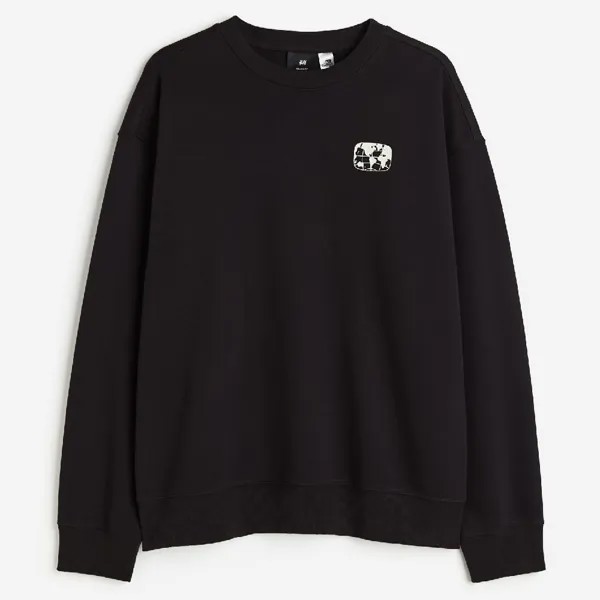 Свитшот H&M Relaxed Fit The Discovery Channel, черный