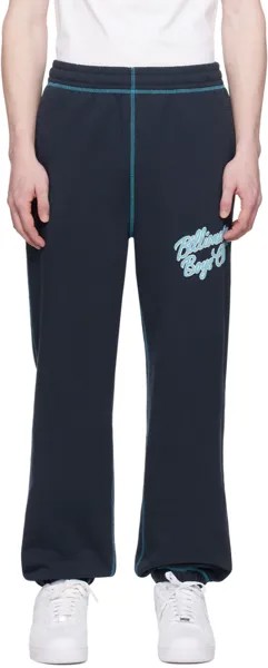 Темно-синие спортивные штаны с надписью Billionaire Boys Club