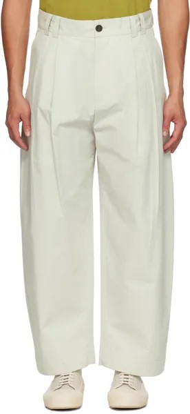 Бело-белые брюки Yale Studio Nicholson