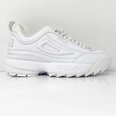 Fila Boys Disruptor 2 FW02936-148 Белая повседневная обувь Кроссовки Размер 6,5