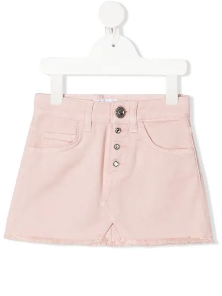 Dondup Kids декорированная джинсовая юбка