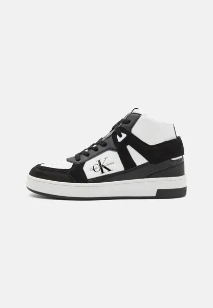 Высокие кеды Basket Cupsole Mid Calvin Klein Jeans, цвет bright white/black