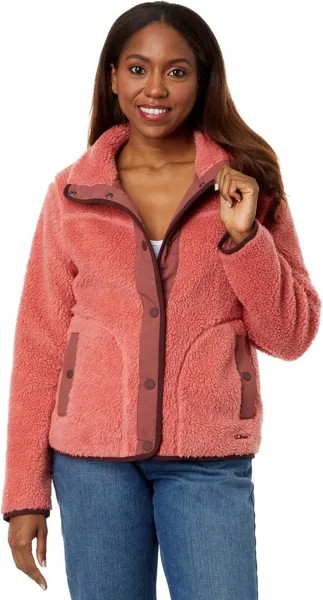 Куртка Bean's Sherpa Fleece Jacket L.L.Bean, цвет Mineral Red