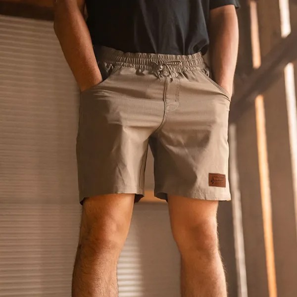 Мужские шорты в стиле ретро эластичные шорты-бермуды на шнуровке повседневные шорты 5 дюймов комбинезоны