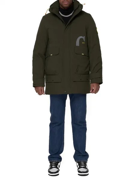 Спортивная куртка мужская NoBrand AD90020 хаки M