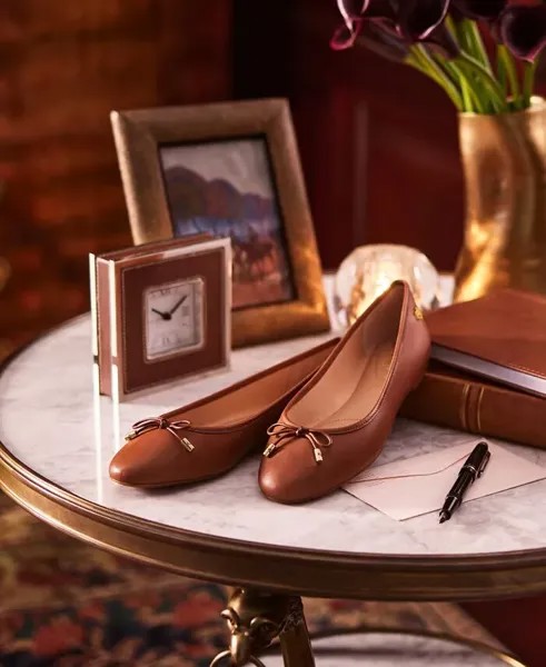 Женские балетки Jayna Lauren Ralph Lauren, бежевый