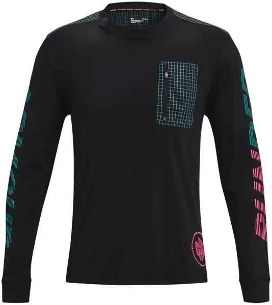 Лонгслив мужской Under Armour 1370330 черный SM