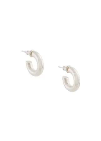 E.M. small hoop earrings