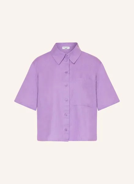 Блузка-Рубашка с льном Marc O'Polo Denim, фиолетовый