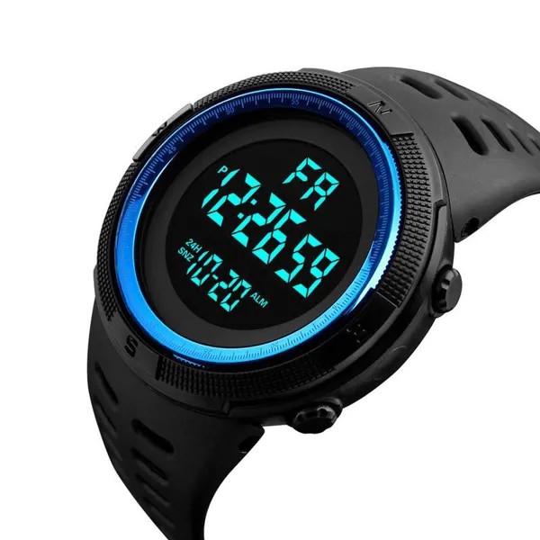 Высокое качество Спортивные наручные часы 5Bar Многофункциональный Chrono LED Военные часы Будильник Цифровой Reloj Мужчины Часы Высокое качество Открытые женщины