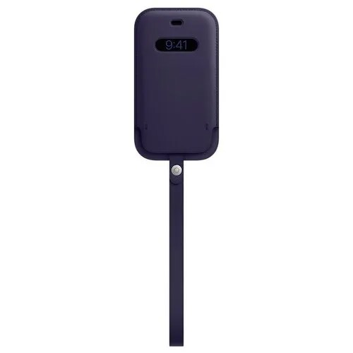 Кожаный чехол-конверт Apple MagSafe для iPhone 12 mini темно-фиолетового цвет (MK093ZE/A)