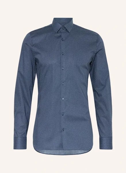 Супероблегающая рубашка Olymp, синий