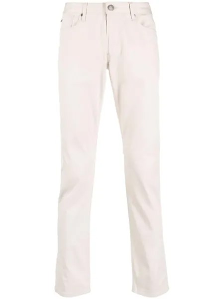Emporio Armani узкие джинсы, нейтральный цвет