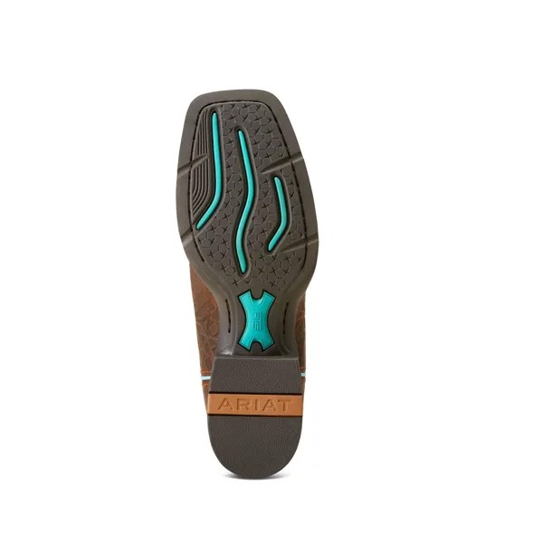 Ботинки Ariat Round Up Wide Square Toe StretchFit Western Boot