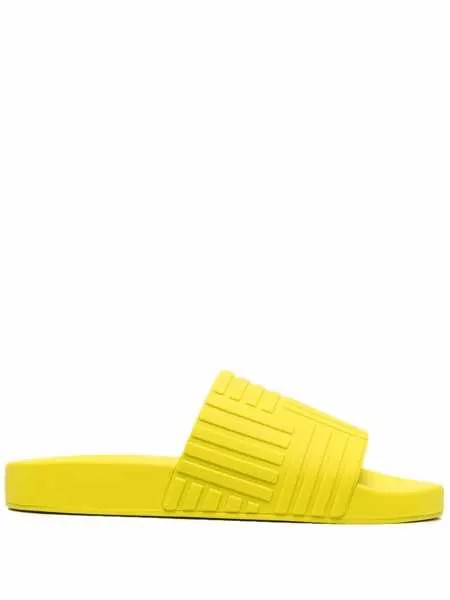 Bottega Veneta шлепанцы с тиснением