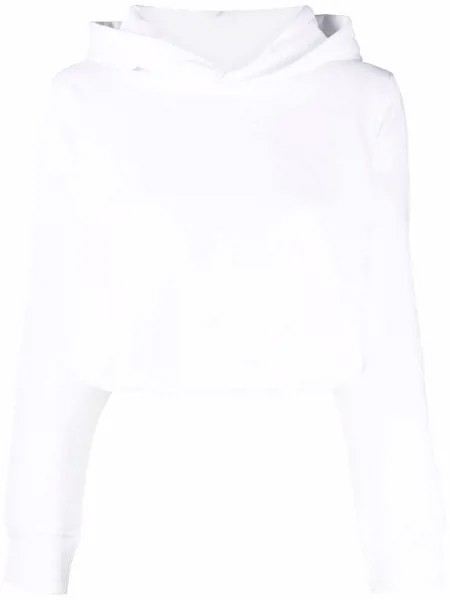 MM6 Maison Margiela укороченное худи с вырезами