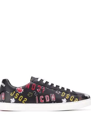 Dsquared2 кеды с логотипом