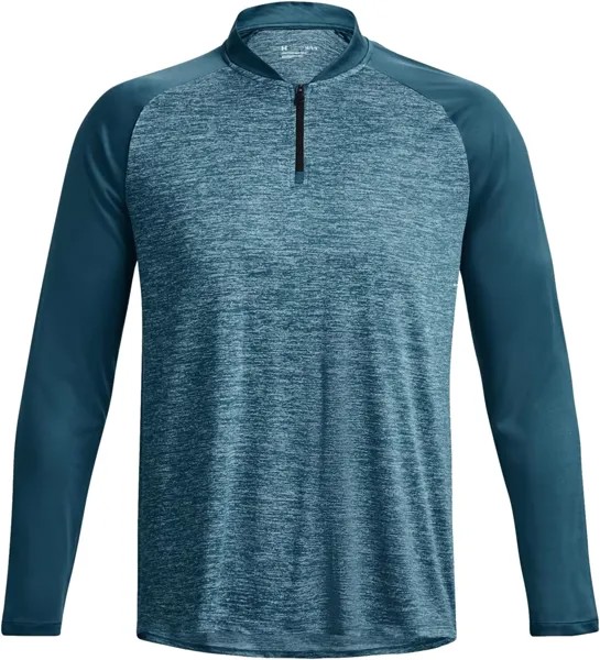 Пуловер Under Armour Tech 2.0 Novelty 1/4 Zip, цвет Static Blue/Black
