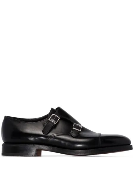 John Lobb туфли монки, черный