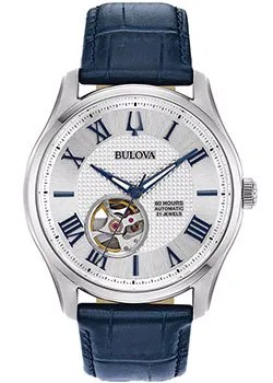 Японские наручные  мужские часы Bulova 96A206. Коллекция Automatic